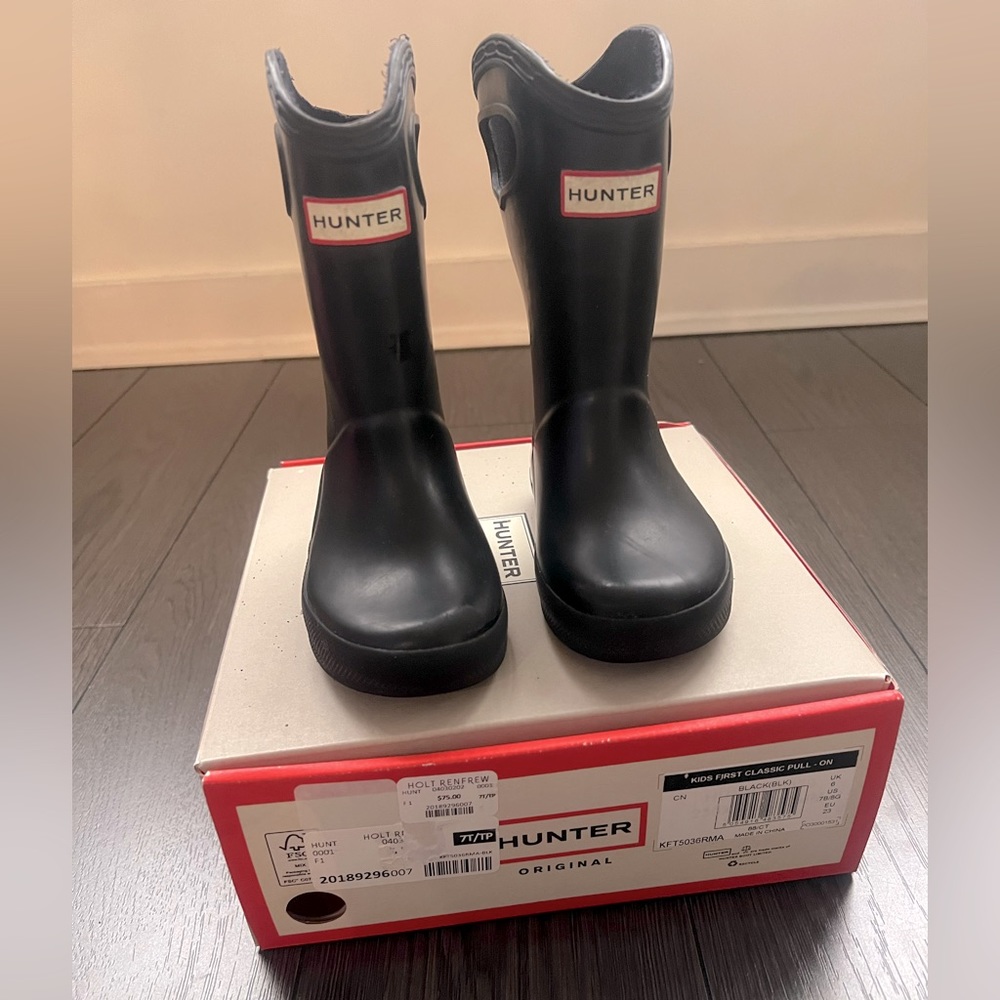 Hunter boots 7T